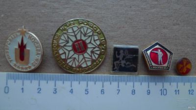 Лот: 15327320. Фото: 1. Нагрудные знаки №44 значок 5шт... Сувенирные