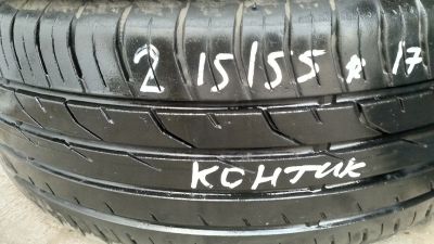 Лот: 16310509. Фото: 1. 215/55 R17 Continental одно. . Шины