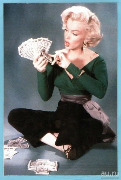 Лот: 17947037. Фото: 1. Marilyn Monroe/Мэрилин Монро-глянцевая... Открытки, конверты