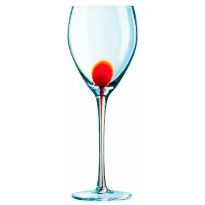 Лот: 8051545. Фото: 1. Набор фужеров luminarc drip red... Кружки, стаканы, бокалы