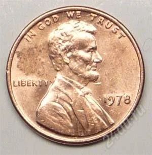 Лот: 1568780. Фото: 1. США. 1 цент 1978г. Америка