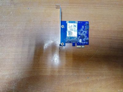 Лот: 17911724. Фото: 1. Адаптер PCI-E для M.2 SATA SSD... SSD-накопители