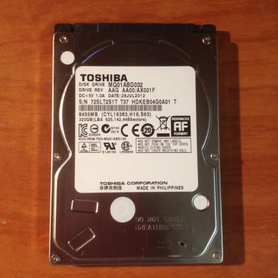 Лот: 5534460. Фото: 1. жесткий диск для ноутбука 320... Жёсткие диски (HDD)