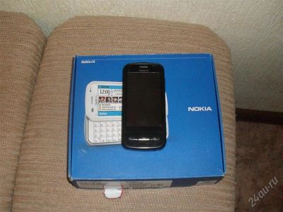 Лот: 1736401. Фото: 1. nokia c6-00 black. Кнопочные мобильные телефоны