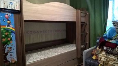 Лот: 11885809. Фото: 1. Кровать двух-ярусная. Детские кровати и кроватки