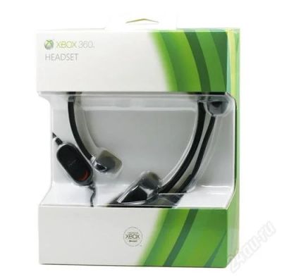 Лот: 2031430. Фото: 1. xbox 360 headset (проводная гарнитура... Аксессуары для игровых приставок, консолей, геймпады