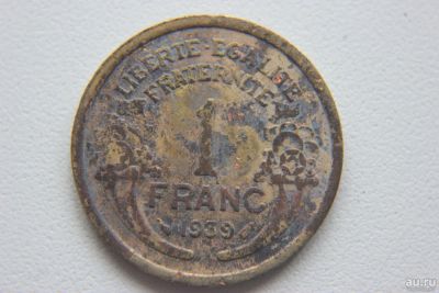 Лот: 9705261. Фото: 1. (267) Франция 1 франк 1939. Европа
