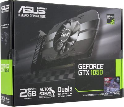 Лот: 16969537. Фото: 1. ASUS GeForce® GTX 1050 Phoenix... Видеокарты