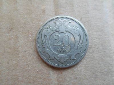 Лот: 16216806. Фото: 1. Австрия 20 геллеров 1894. Много... Германия и Австрия
