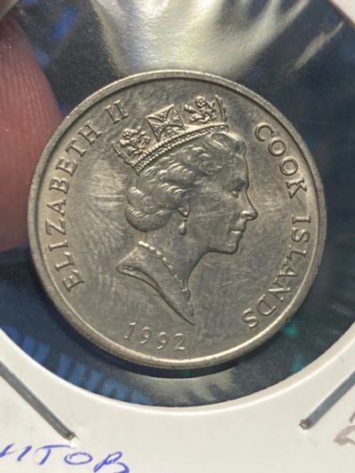 Лот: 19834911. Фото: 1. Острова Кука 10 центов, 1992. Австралия и Океания