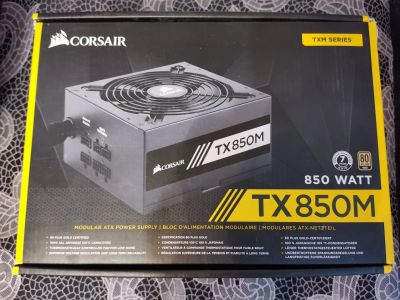 Лот: 17077478. Фото: 1. Блок питания Corsair TX850M. Корпуса, блоки питания