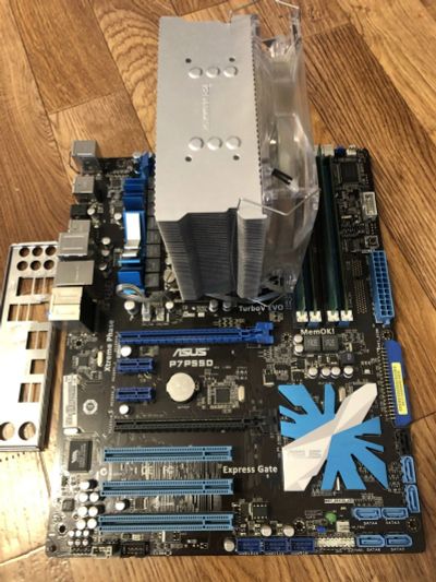 Лот: 16880351. Фото: 1. P7P55D + xeon x3470 + 8gb + Ice... Компьютеры в сборе