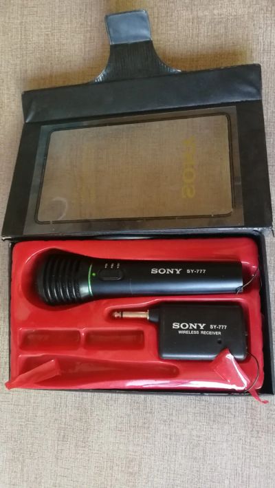 Лот: 19040094. Фото: 1. Микрофон SONY SY-777. Динамики, микрофоны
