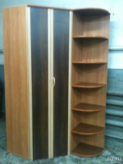 Лот: 9157063. Фото: 1. Шкаф угловой с полкой. Шкафы, шкафы-купе