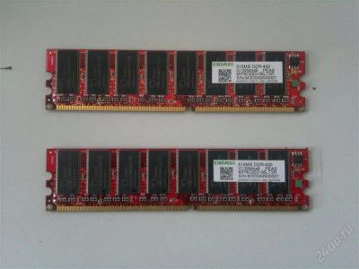 Лот: 1442307. Фото: 1. Kingmax DDR 400Mhz, 512mb - 2... Оперативная память