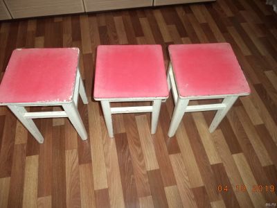 Лот: 13614106. Фото: 1. Три табурета, советских времен... Столы, стулья, обеденные группы