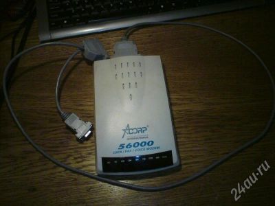 Лот: 208339. Фото: 1. Acorp 56000. Проводные модемы