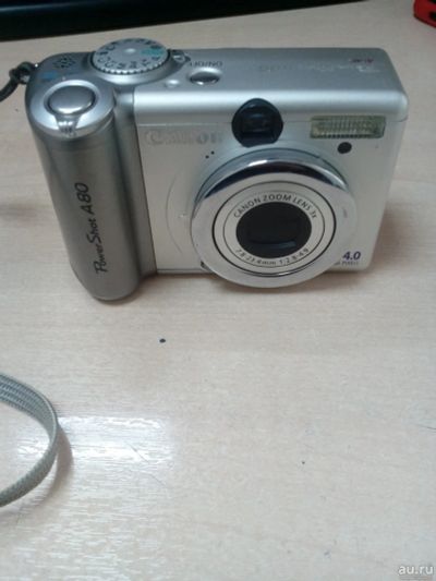 Лот: 14418628. Фото: 1. F81 . Canon PowerShot A80 фотоаппарат... Цифровые компактные