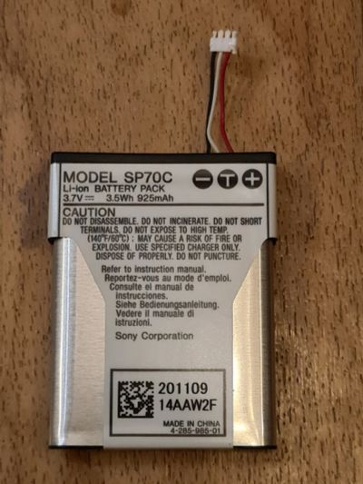Лот: 17008039. Фото: 1. Аккумулятор для PSP Е1008 / Model... Запчасти для игровых приставок, консолей