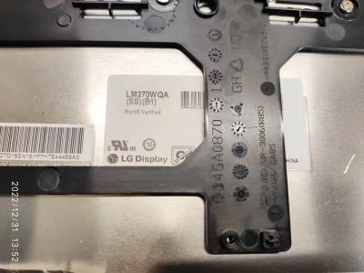 Лот: 21425753. Фото: 1. подсветка монитор HP X27q panel... Запчасти для телевизоров, видеотехники, аудиотехники