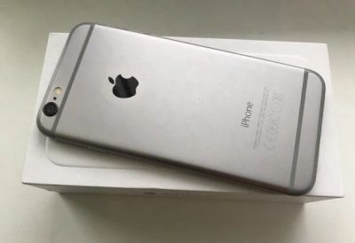 Лот: 10905769. Фото: 1. Iphone 6 Space Gray 16 GB. Смартфоны