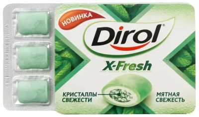 Лот: 10579929. Фото: 1. жевательная резинка Dirol. X-Fresh... Корма