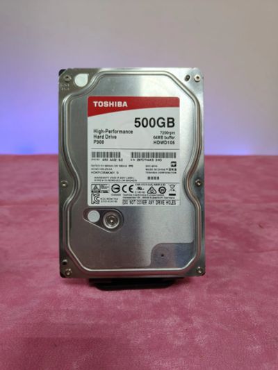 Лот: 24683004. Фото: 1. HDD 500GB/Toshiba/SATA3/3,5". Жёсткие диски (HDD)