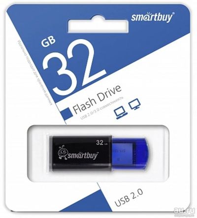 Лот: 13397823. Фото: 1. Флеш-накопитель SmartBuy 32Gb... USB-флеш карты