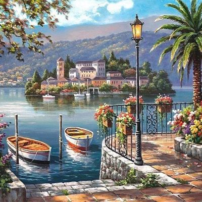 Лот: 11116475. Фото: 1. Картины по номерам 40x50, бесплатная... Подарки на 8 марта