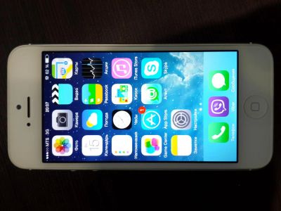 Лот: 4205868. Фото: 1. apple I-phone 5, 32gb, белый. Смартфоны