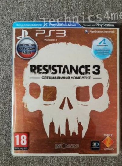 Лот: 7866947. Фото: 1. Resistance 3 [PS3] - Специальный... Игры для консолей