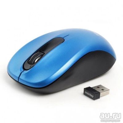Лот: 16796992. Фото: 1. Мышь SmartBuy SBM-378AG-B беспроводная... Клавиатуры и мыши