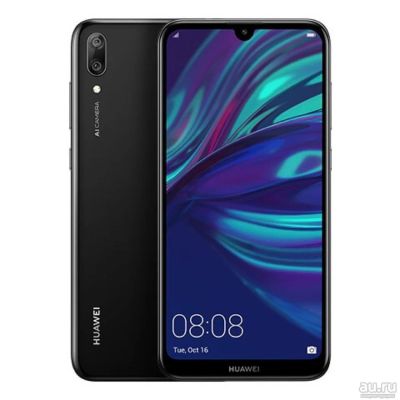 Лот: 13465623. Фото: 1. Смартфон Huawei Y7 32GB Black... Смартфоны