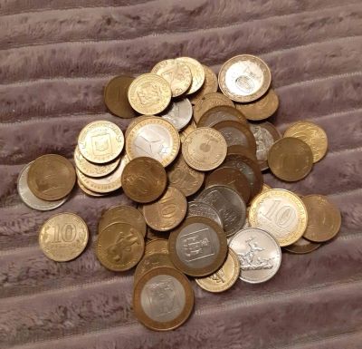 Лот: 18331218. Фото: 1. 58 юбилейных монет без повторов. Россия после 1991 года