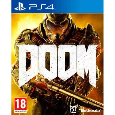 Лот: 12609658. Фото: 1. DOOM PS4. Игры для консолей