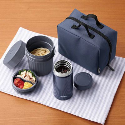 Лот: 25321220. Фото: 1. Ланч-набор Thermos JEC-1000 NVY... Контейнеры, банки