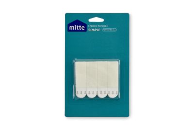 Лот: 23615223. Фото: 1. Клейкие полоски MITTE Simple. Крючки, вешалки