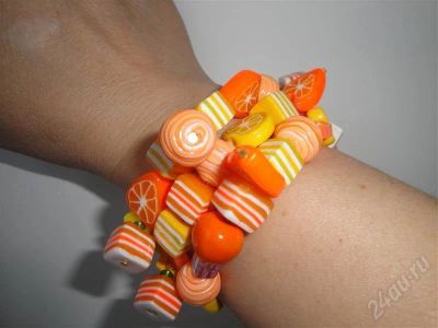 Лот: 653521. Фото: 1. Изделия из полимерной глины... Браслеты