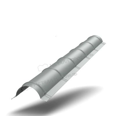 Лот: 24038846. Фото: 1. Планка конька круглого R110х2000... Кровельные материалы