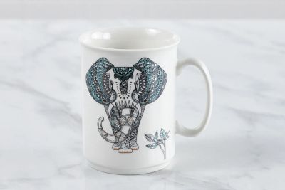Лот: 23631019. Фото: 1. Кружка Home Style Слон. Кружки, стаканы, бокалы