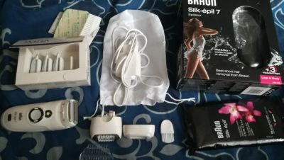 Лот: 11572422. Фото: 1. Эпилятор Braun silk epil 7. Укладка и стрижка волос, бритьё, эпиляция