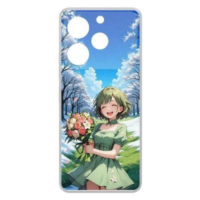 Лот: 25385232. Фото: 1. Чехол Krutoff Clear Case "Аниме... Чехлы, бамперы