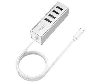 Лот: 20638593. Фото: 1. USB HUB Hoco HB1 4 порта USB 2... Карты памяти