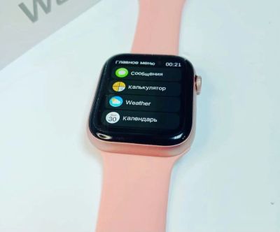 Лот: 17468815. Фото: 1. Apple Watch Series 6 44mm Rose... Смарт-часы, фитнес-браслеты, аксессуары