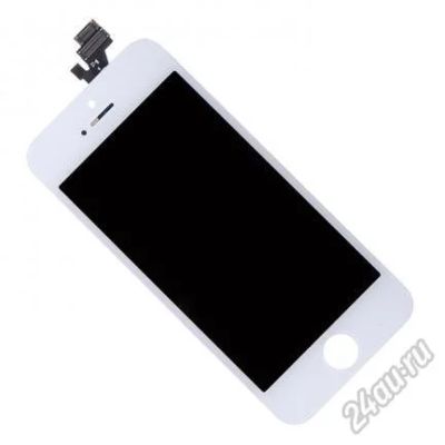 Лот: 5621945. Фото: 1. Дисплей для iPhone 5S Белый (экран... Дисплеи, дисплейные модули, тачскрины