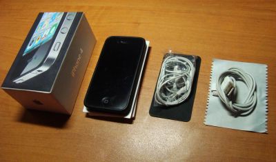 Лот: 4901420. Фото: 1. Apple Iphone 4, 16Gb, в отличном... Смартфоны