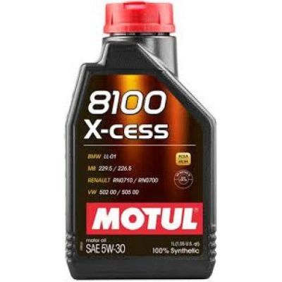 Лот: 16122401. Фото: 1. MOTUL 8100 X-cess 5w30 100% Synthetic... Масла, жидкости