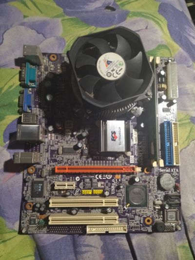 Лот: 20656367. Фото: 1. Socket LGA775 EliteGroup P4M890T-M... Материнские платы