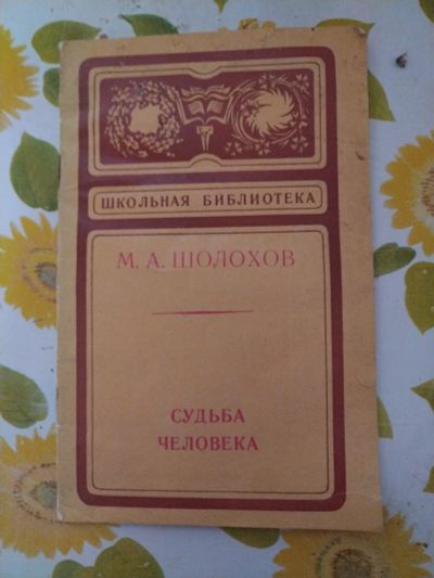 Лот: 22937107. Фото: 1. Книжка М. Шолохов Судьба человека. Художественная