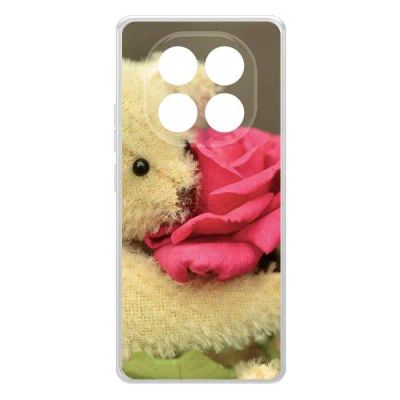 Лот: 25086340. Фото: 1. Чехол Krutoff Clear Case "Медвежонок... Чехлы, бамперы